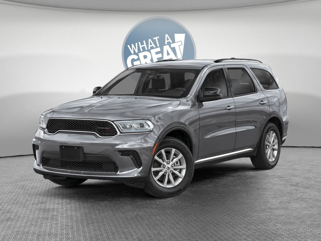2026 Dodge Durango DURANGO GT PLUS AWD in Vapor Gray Exterior Paint — front three-quarter view