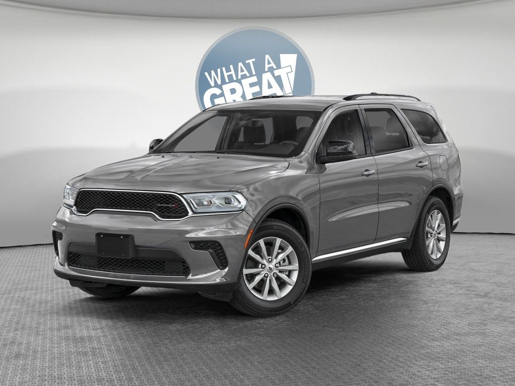 2026 Dodge Durango Pursuit in Destroyer Gray Clearcoat — front three-quarter view